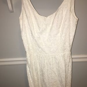 White eyelet Lilly Pulitzer dress